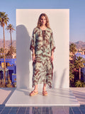 Atlas Print Kaftan Long