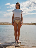 Sleeveless Tee With Beads